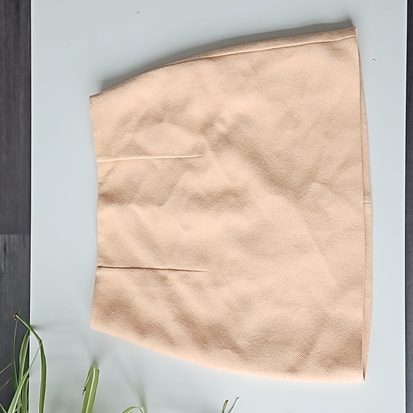 Mango cotton double lined suit skirt in tangerine - Size Small - Picture 4 of 9